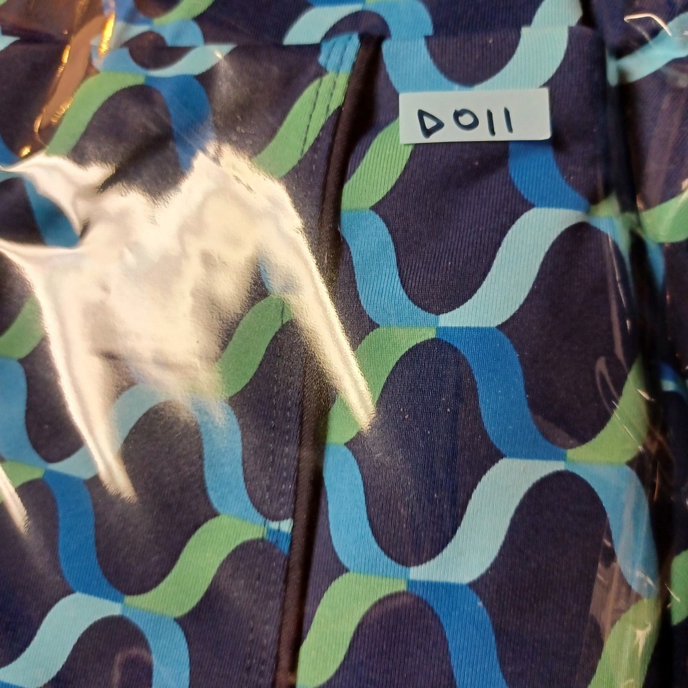 J McLaughlin Agnes Skirt Skort S Blue Geometric Floral Coastal Catalina Cloth - Picture 8 of 8